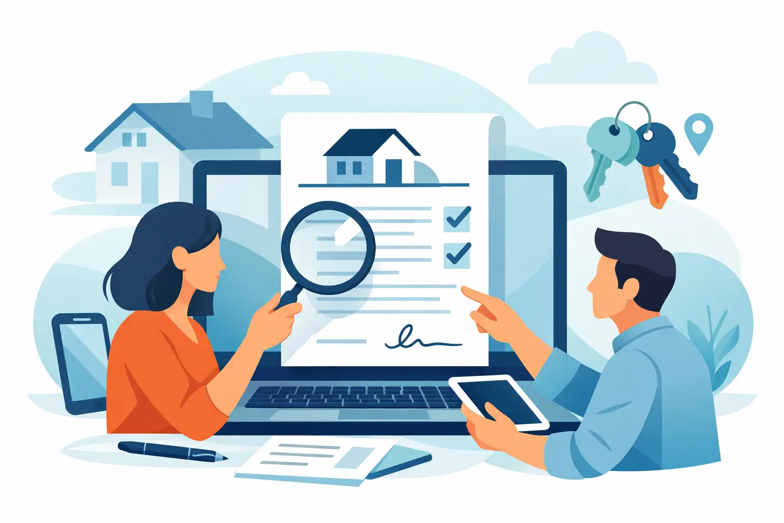 Revisão de contrato de aluguel online funciona?