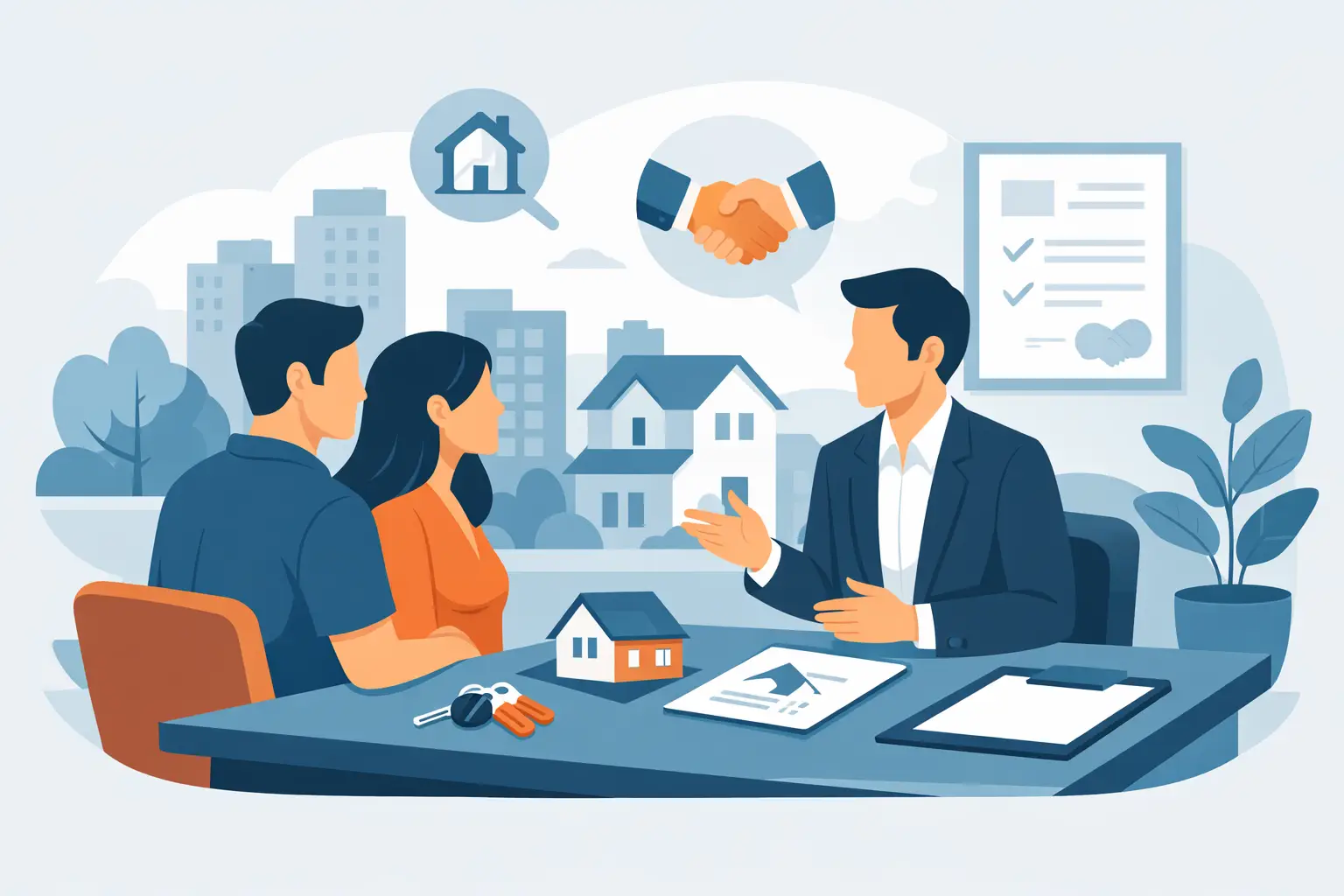 Guia de negociação com imobiliária