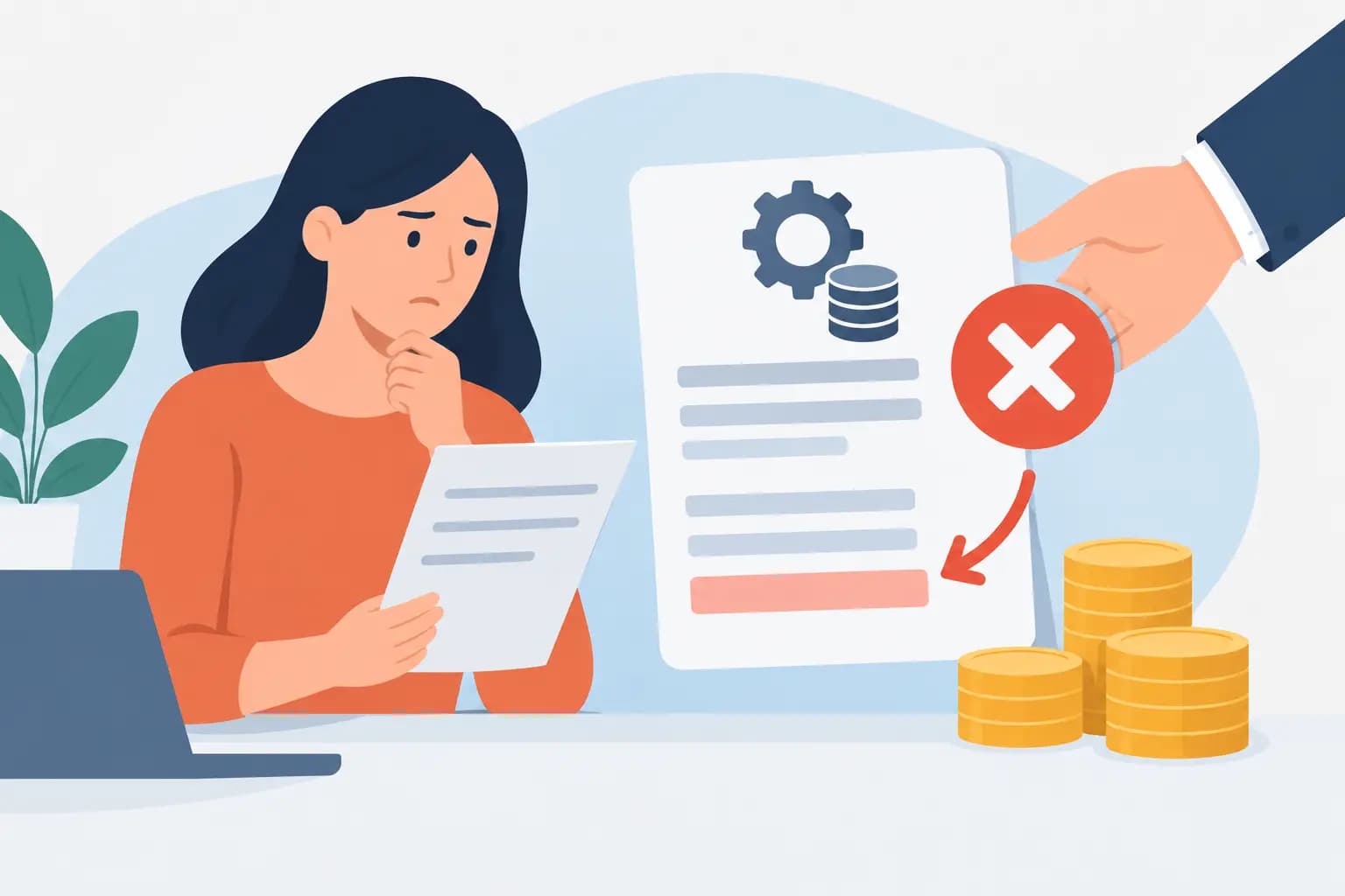 Exemplo de cobrança indevida de taxa de administração